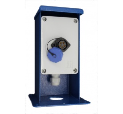 Tower with connector and microphone socket